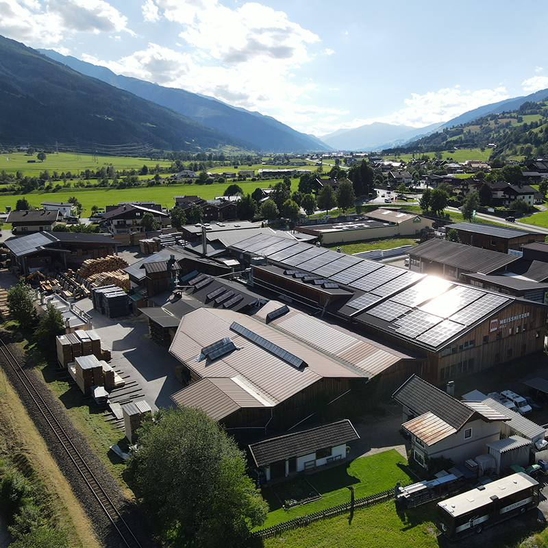 Firmengelände aus der Vogelperspektive