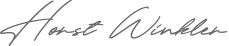 Unterschrift des Mitarbeiters Horst Winkler